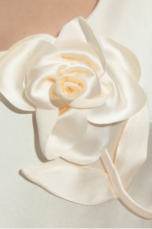 Self-Portrait Satin dress with belt