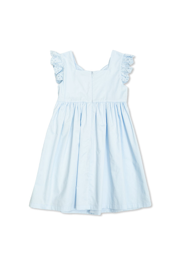 Self-Portrait Kids Dress with lace cutouts