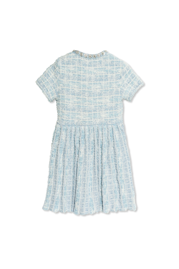 Self-Portrait Kids Tweed Dress