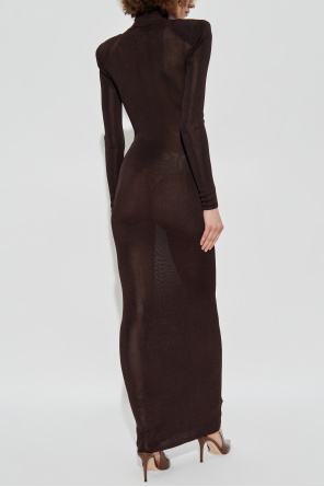 Self-Portrait Vestido con hombreras