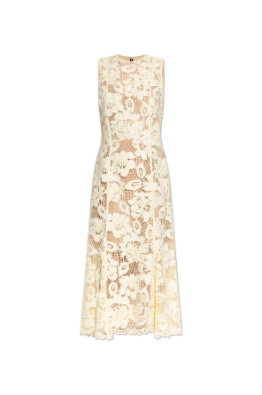 Sleeveless lace dress