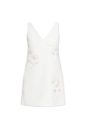 Vestido corto con apliques