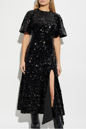 Ganni Sequin dress with short sleeves