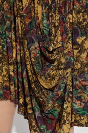 Ganni Vestido drapeado