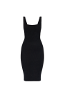 Hunza G BLACK Strappy dress
