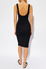 Hunza G BLACK Strappy dress