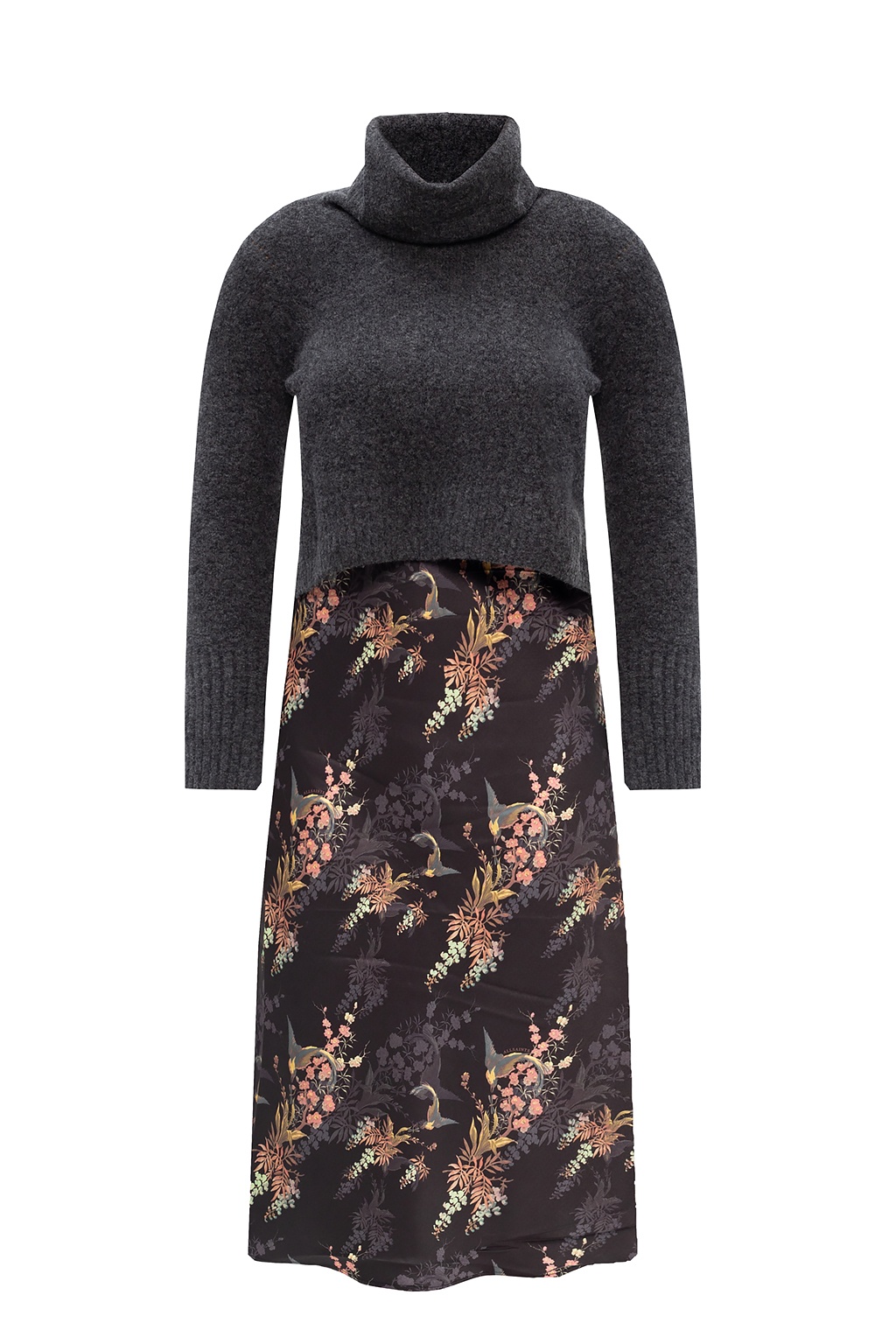 AllSaints 'Tierny' dress with sweater 