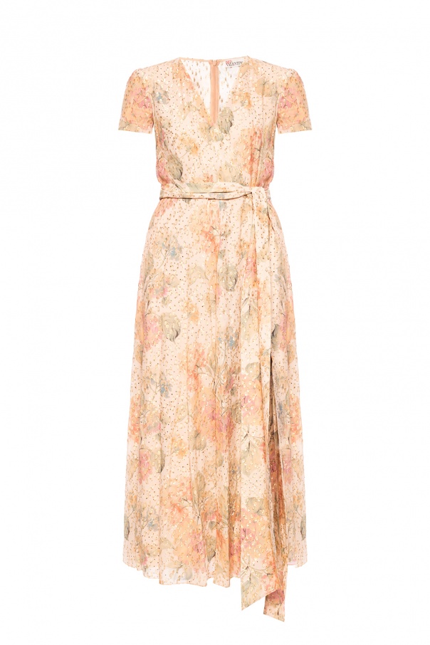 red valentino floral print dress