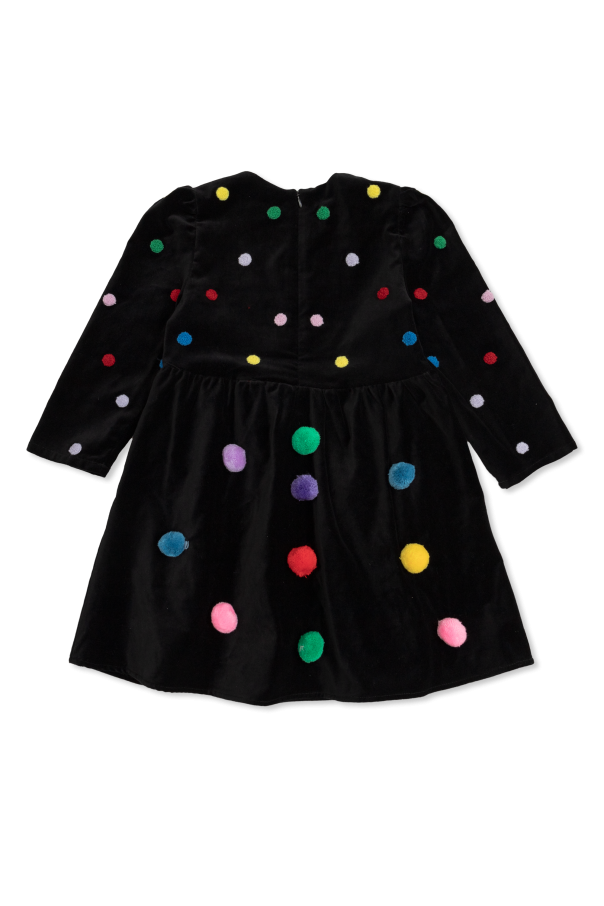 Stella McCartney Kids Dress with Pom-poms