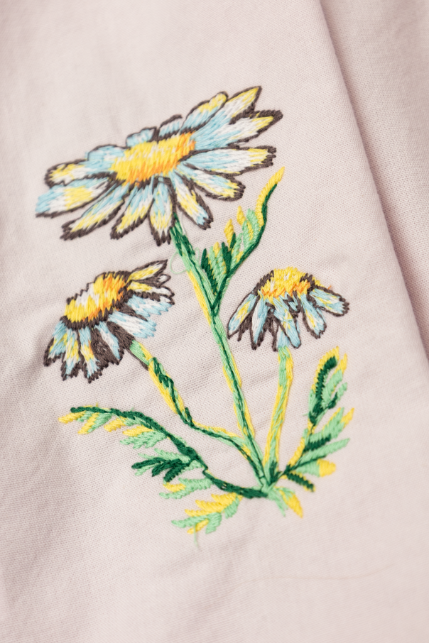Stella McCartney Kids Dress with colorful embroidery