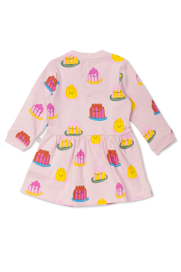 Stella McCartney Kids Sukienka z kolorowym nadrukiem