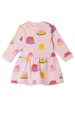 Dress with colourful print