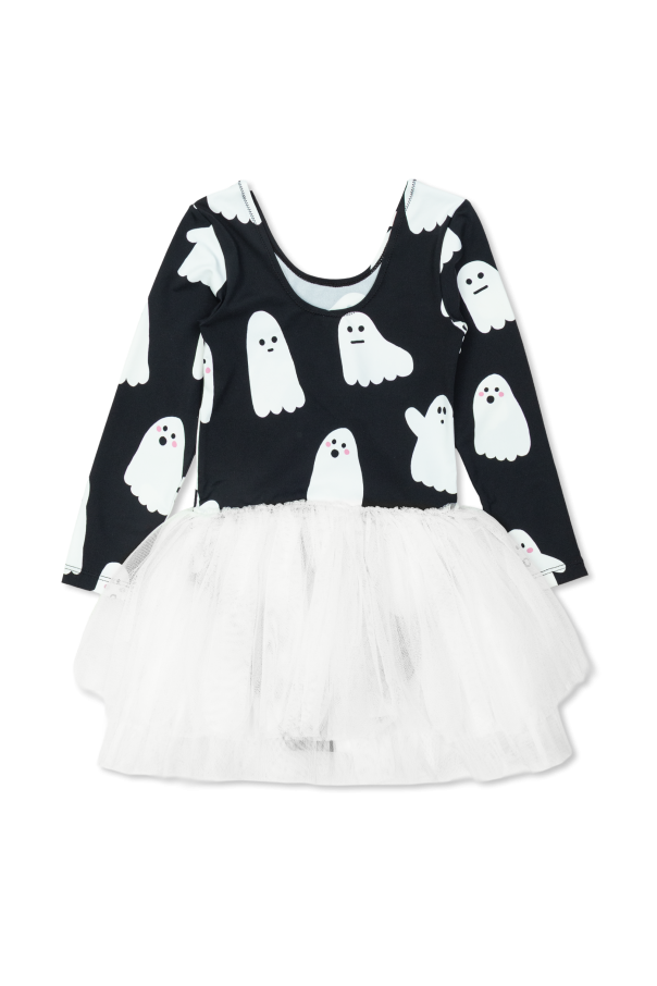 Stella McCartney Kids Tulle dress with print