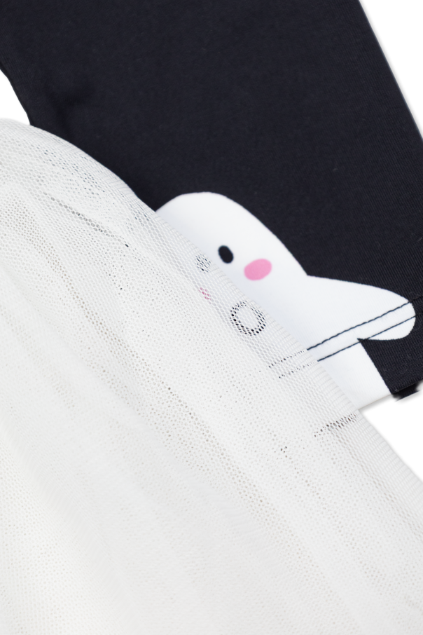 Stella McCartney Kids Tulle dress with print