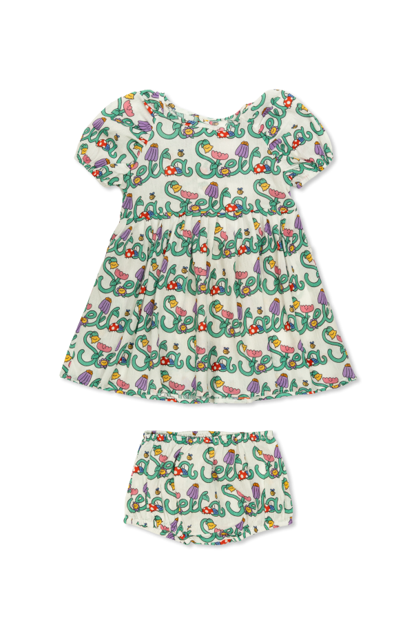 Dress with floral motif od Stella McCartney Kids