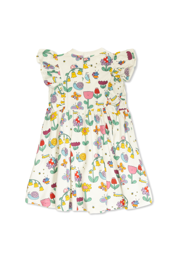 Stella McCartney Kids Vestido con patrones decorativos