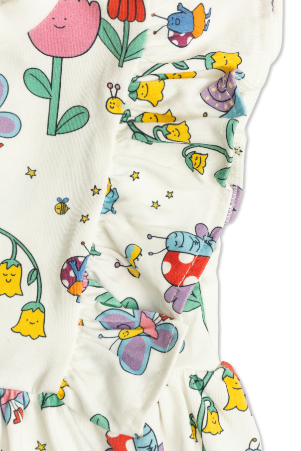 Stella McCartney Kids Vestido con patrones decorativos