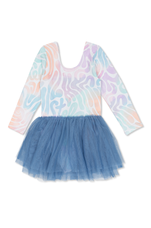 Vestido con falda de tul