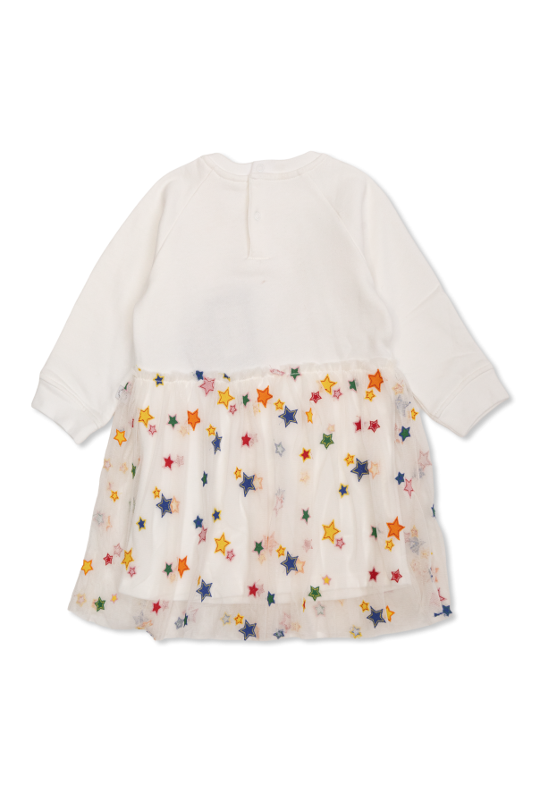Stella McCartney Kids Dress with a tulle skirt