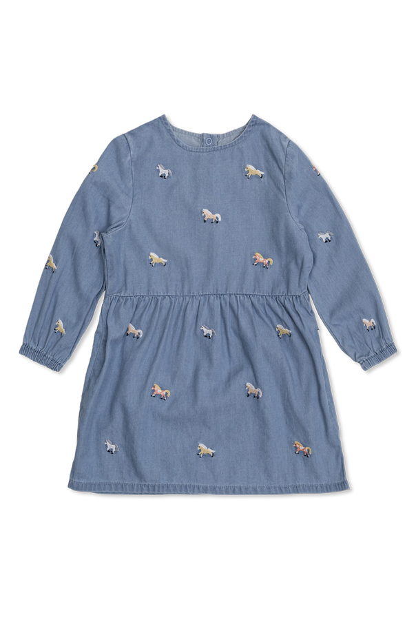 Dress with colorful embroidery od Stella McCartney Kids