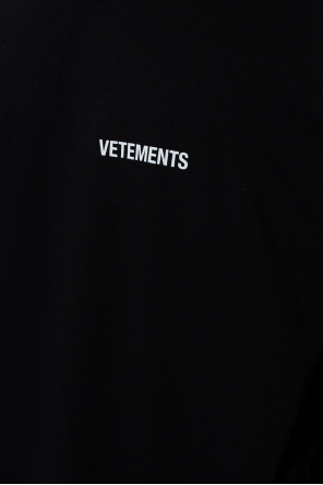 VETEMENTS Long T-shirt with logo