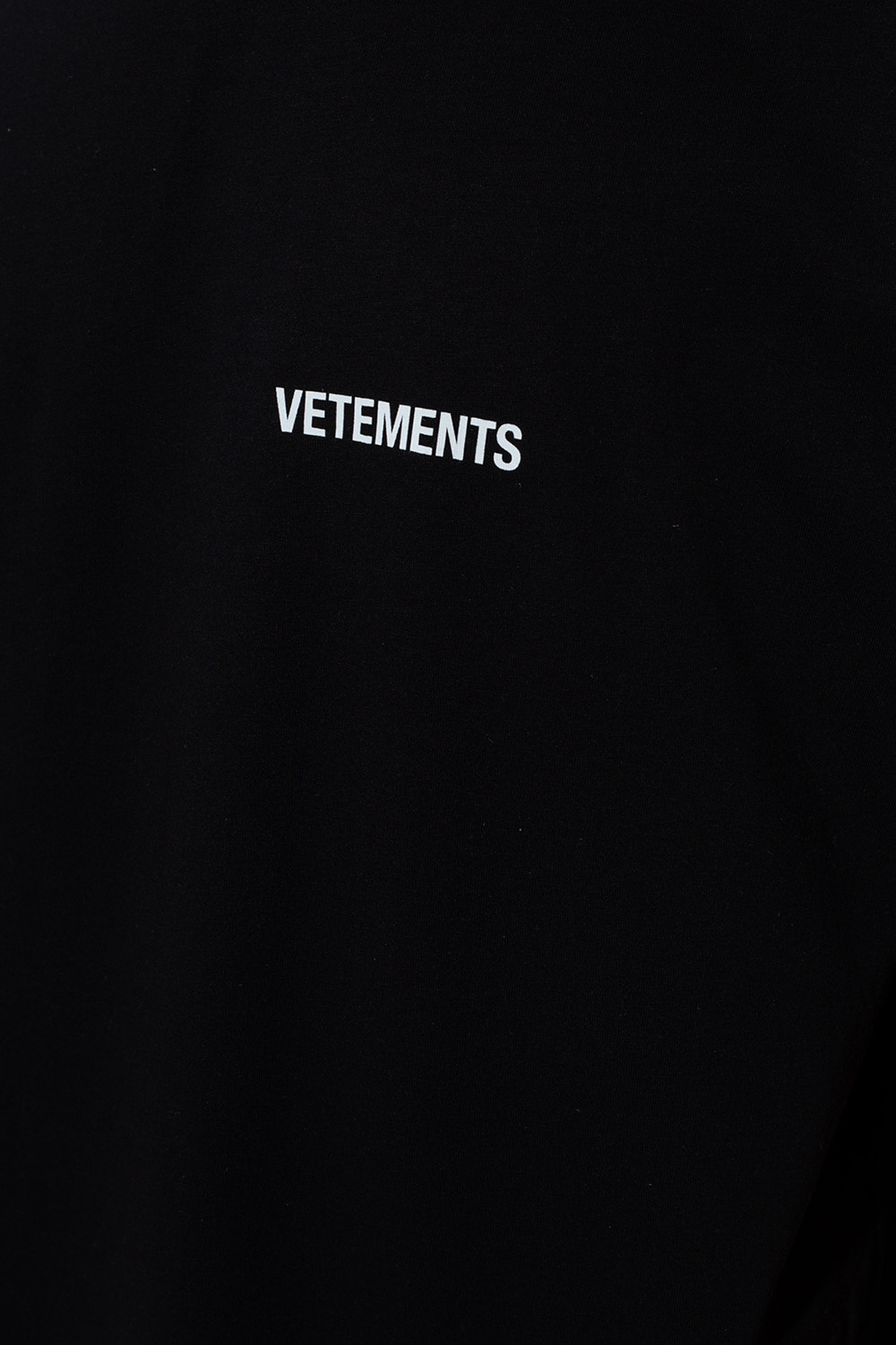 VETEMENTS Long T-shirt with logo