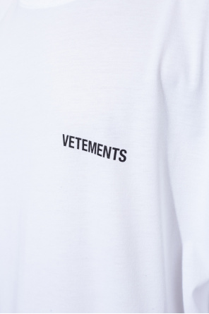 VETEMENTS Long T-shirt with logo