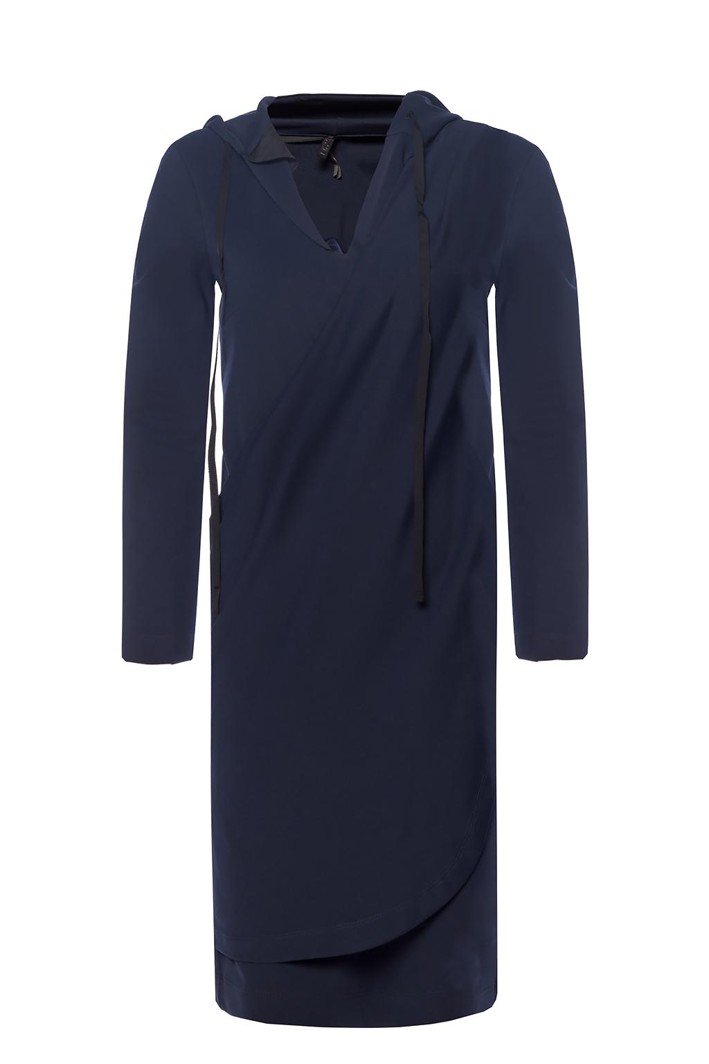 Navy blue Hooded dress Unravel Project - Vitkac GB