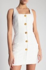 Balmain Sleeveless tweed dress