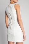 Balmain Sleeveless tweed dress