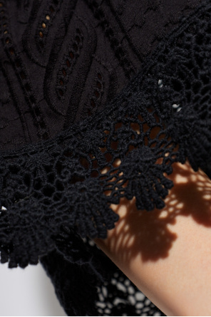 Melissa Odabash Vestido de algodón con mangas acampanadas