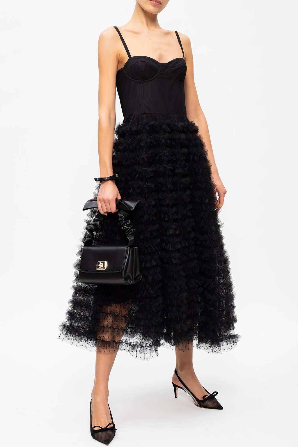 Red Valentino Tulle dress with corset ...