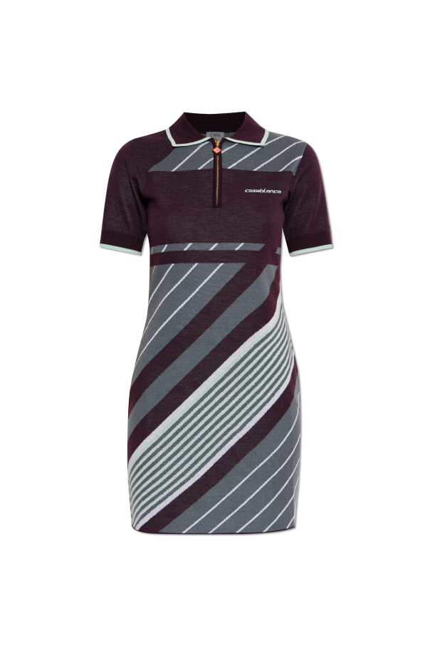 Wool dress with logo od Casablanca