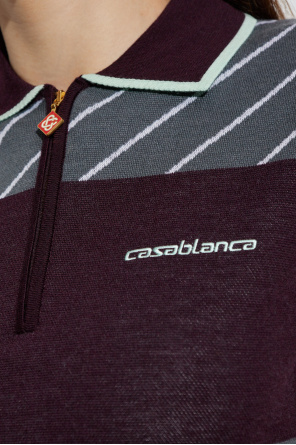 Casablanca Wool dress with logo