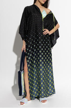 Silk dress with monogram od Casablanca