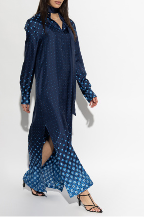 Jedwabna sukienka z monogramem od Casablanca