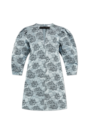 Dress with floral motif