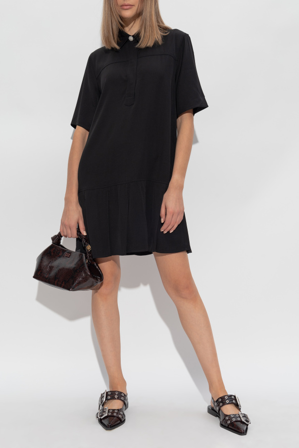 Ganni Pleated dress