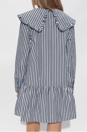 Ganni Dress with striped pattern