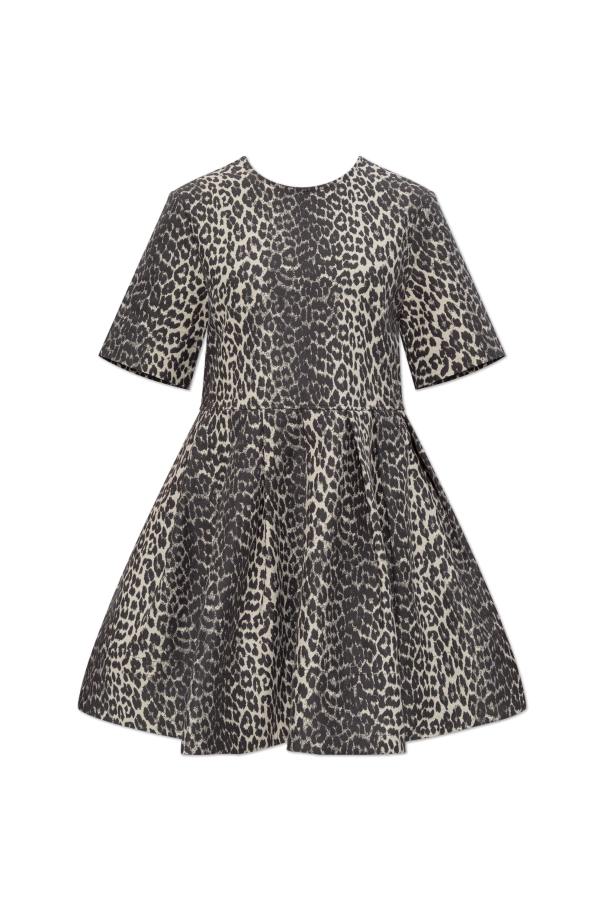 Ganni Kleid mit Blumenmuster