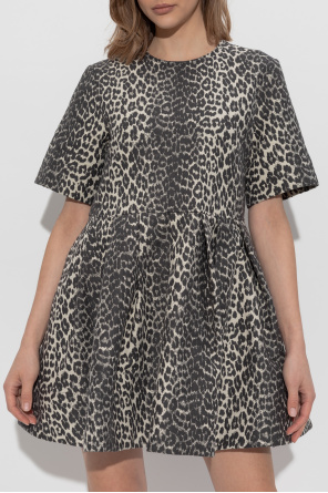 Ganni Kleid mit Blumenmuster