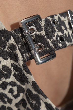 Ganni Kleid mit Blumenmuster