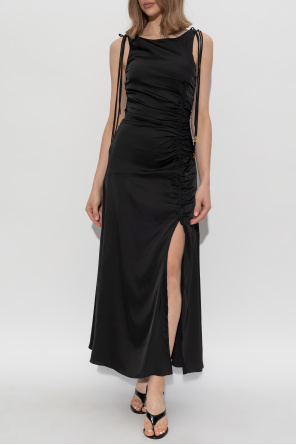 Ganni Satin slip dress