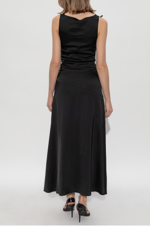 Ganni Satin slip dress