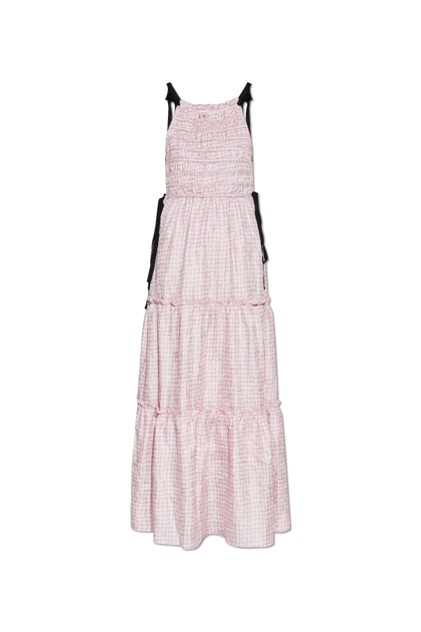 Dress with a check pattern od Ganni
