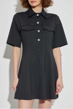 Ganni Vestido con bolsillos