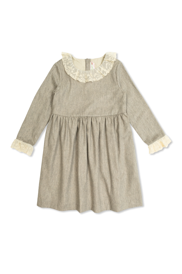 Bonpoint  Dress with lace trim