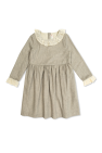 Bonpoint GREY Dress with lace trim