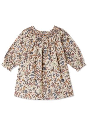 Dress with floral pattern