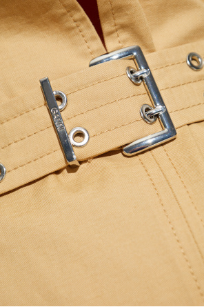 Ganni Cotton dress with slits